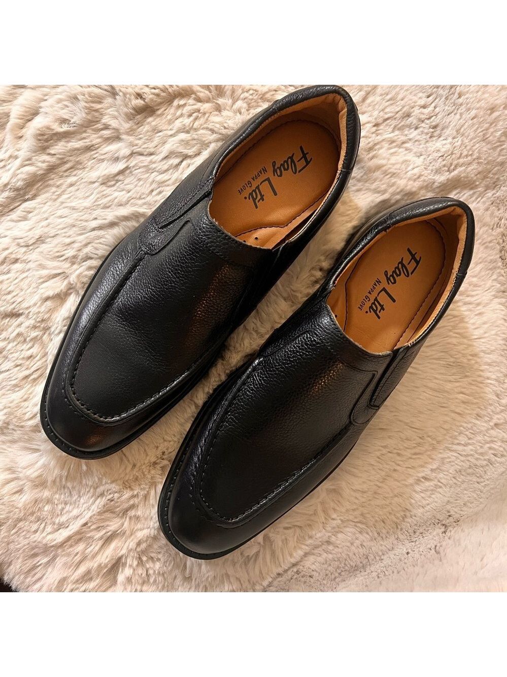 NWOB $89 MSRP Flag LTD. Men’s Monroe Moc Slip-On Dress Shoes – Black - Picture 5 of 6